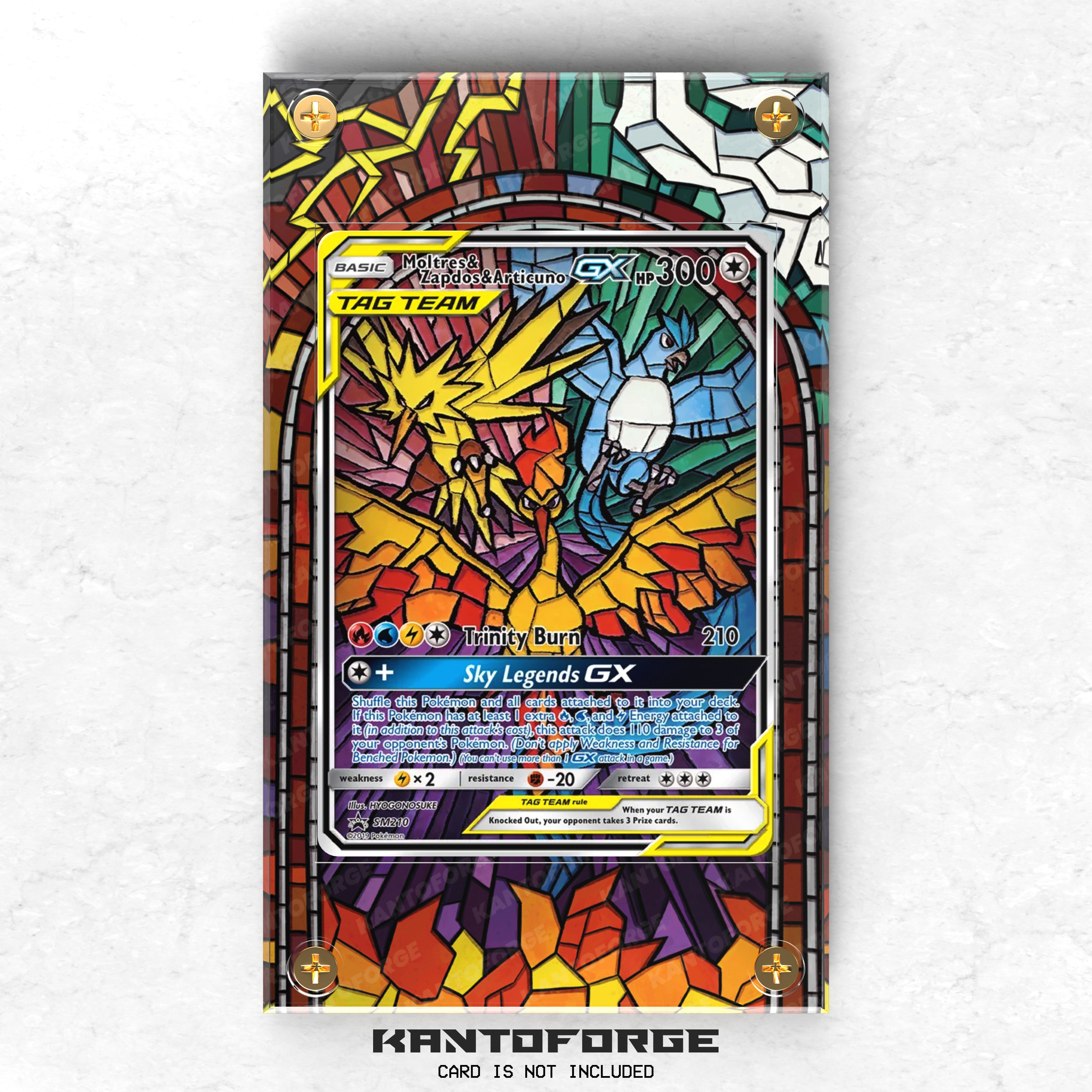 Moltres, Zapdos and Articuno GX SM210 - Pokmon Extended Artwork Displ Moltres, Zapdos and Articuno GX SM210 - Pokmon Extended Artwork Displ