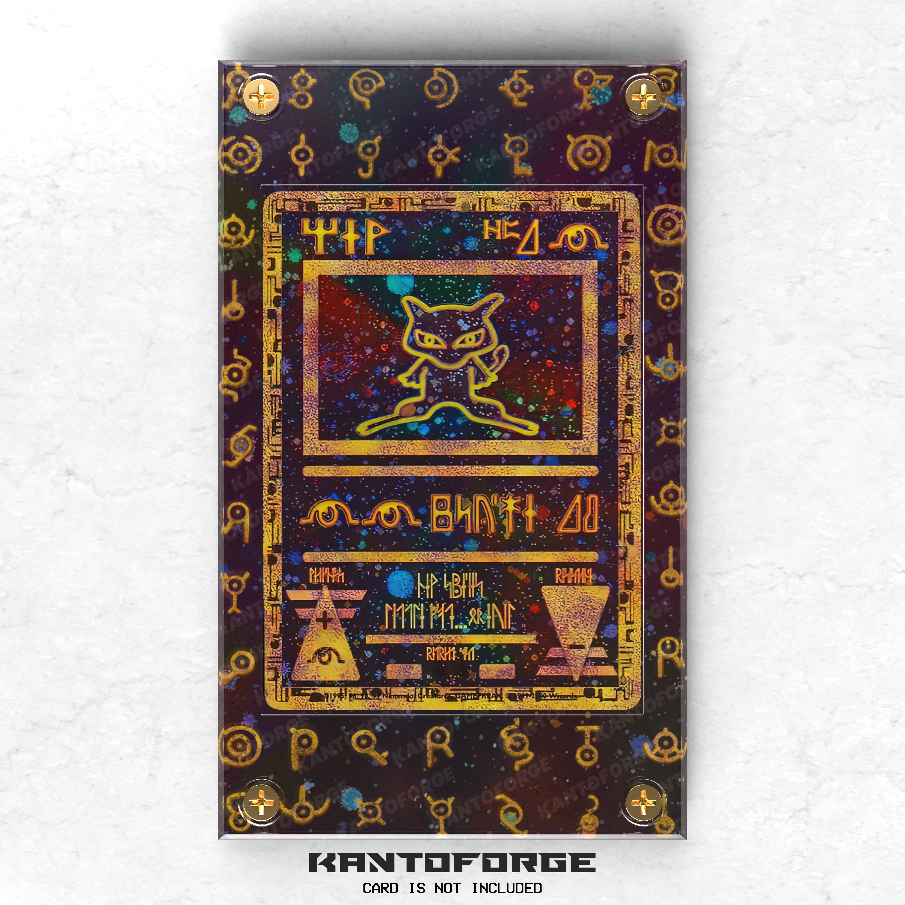 Ancient Mew Promo - Pokmon Extended Artwork Display Case Ancient Mew Promo - Pokmon Extended Artwork Display Case