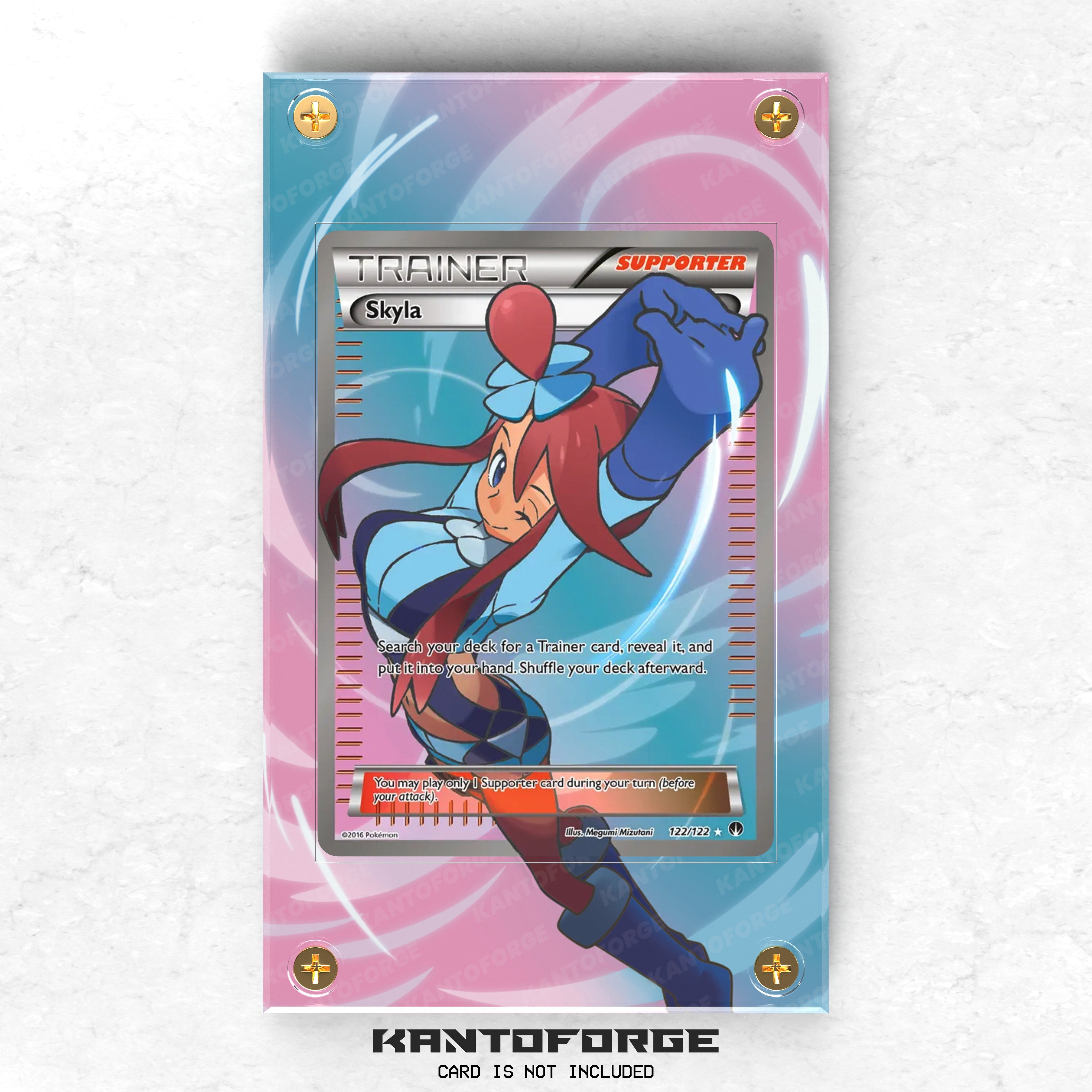 Skyla 122/122 - Pokmon Extended Artwork Display Case Skyla 122/122 - Pokmon Extended Artwork Display Case