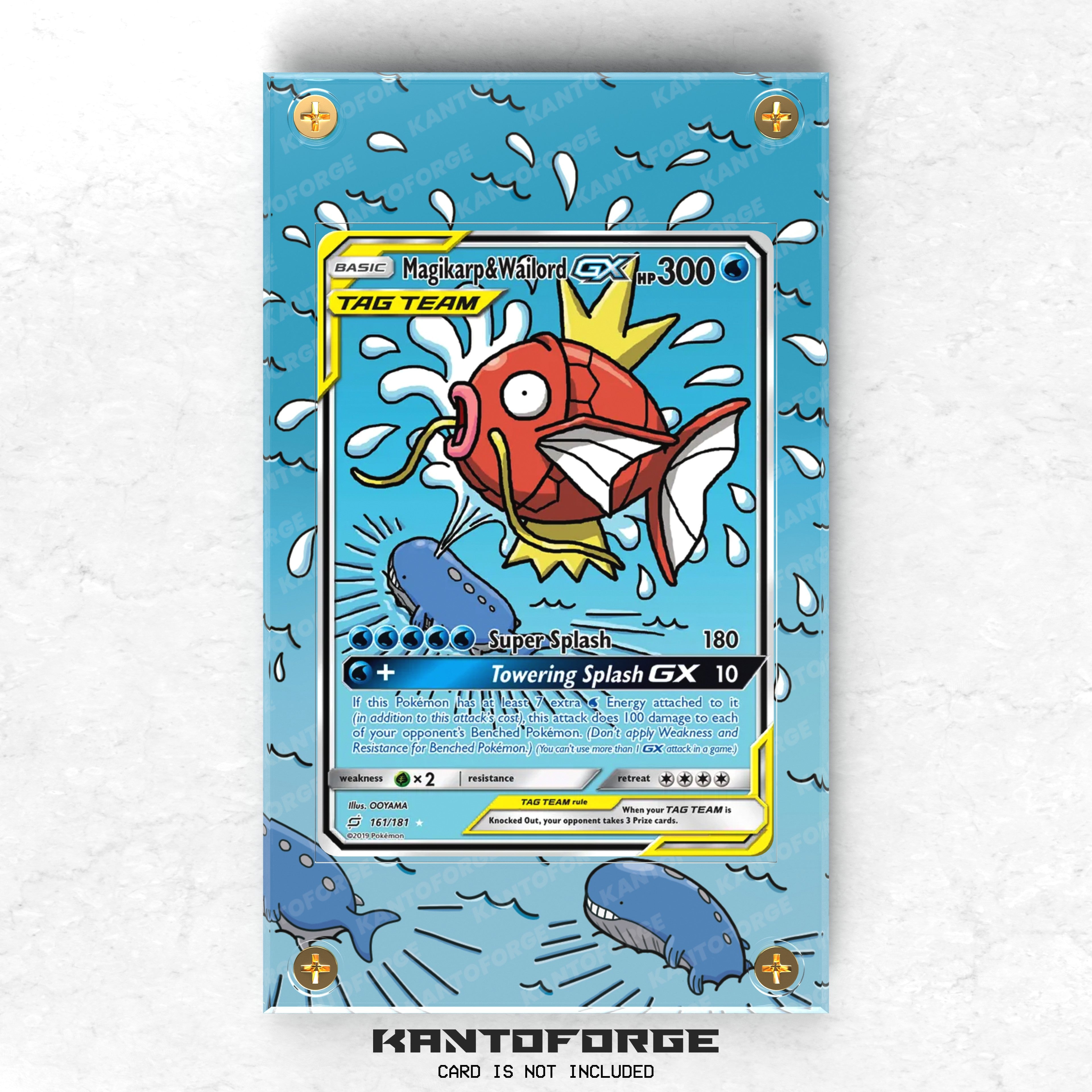 Magikarp & Wailord-GX 161/181 - Pokmon Extended Artwork Display Case Magikarp & Wailord-GX 161/181 - Pokmon Extended Artwork Display Case