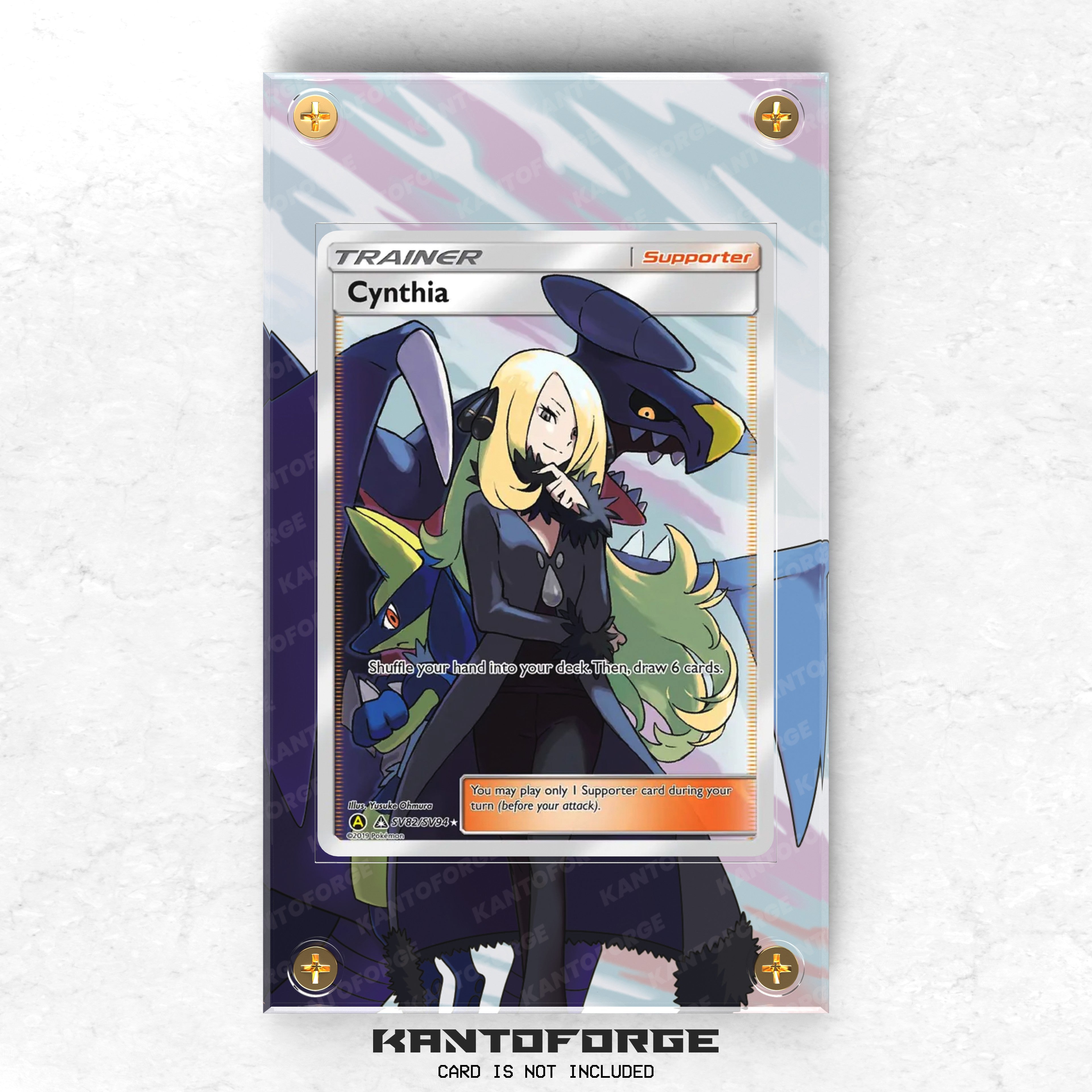 Cynthia SV82/SV94 - Pokmon Extended Artwork Display Case KantoForge Cynthia SV82/SV94 - Pokmon Extended Artwork Display Case KantoForge