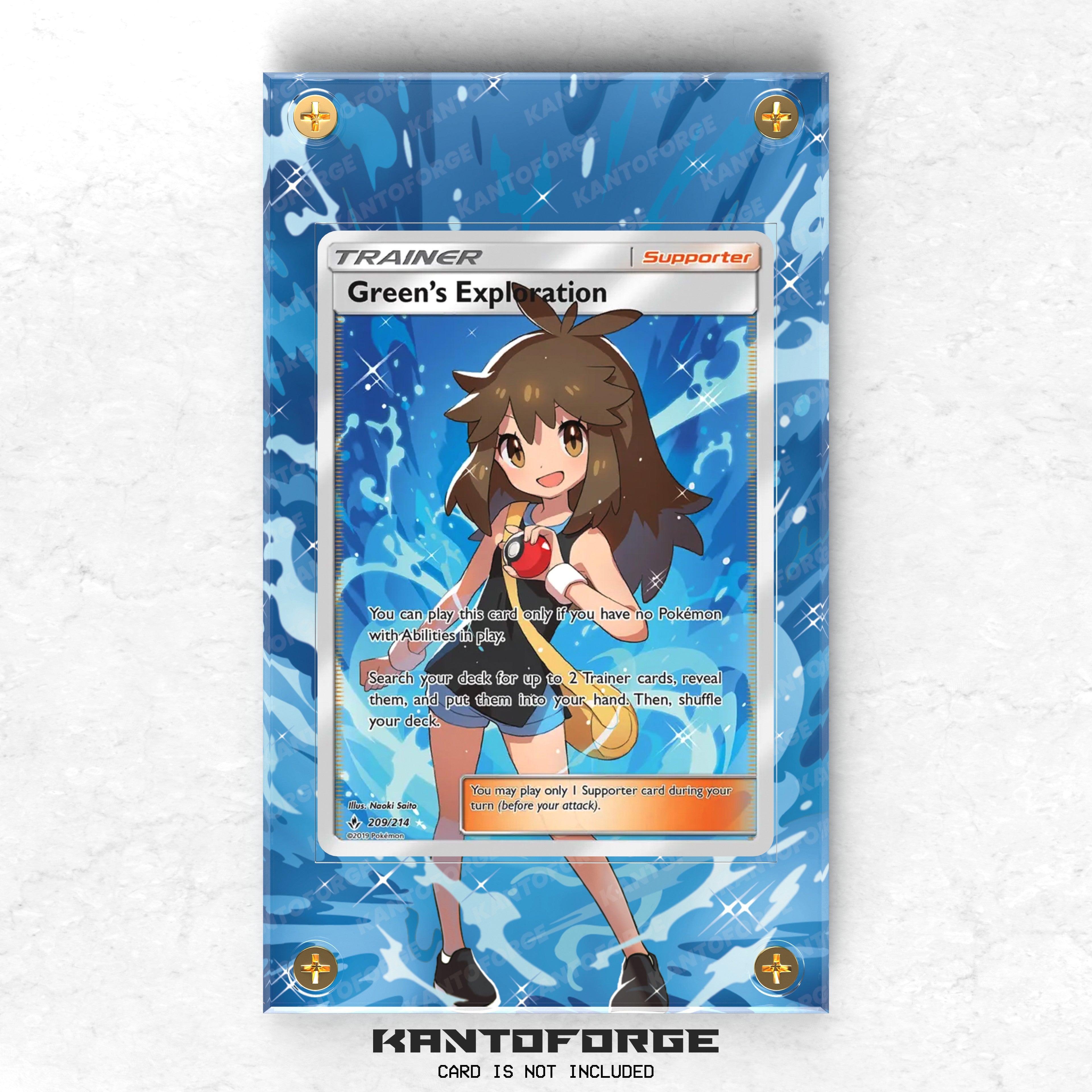 pokemon green card Green's Exploration 209/214