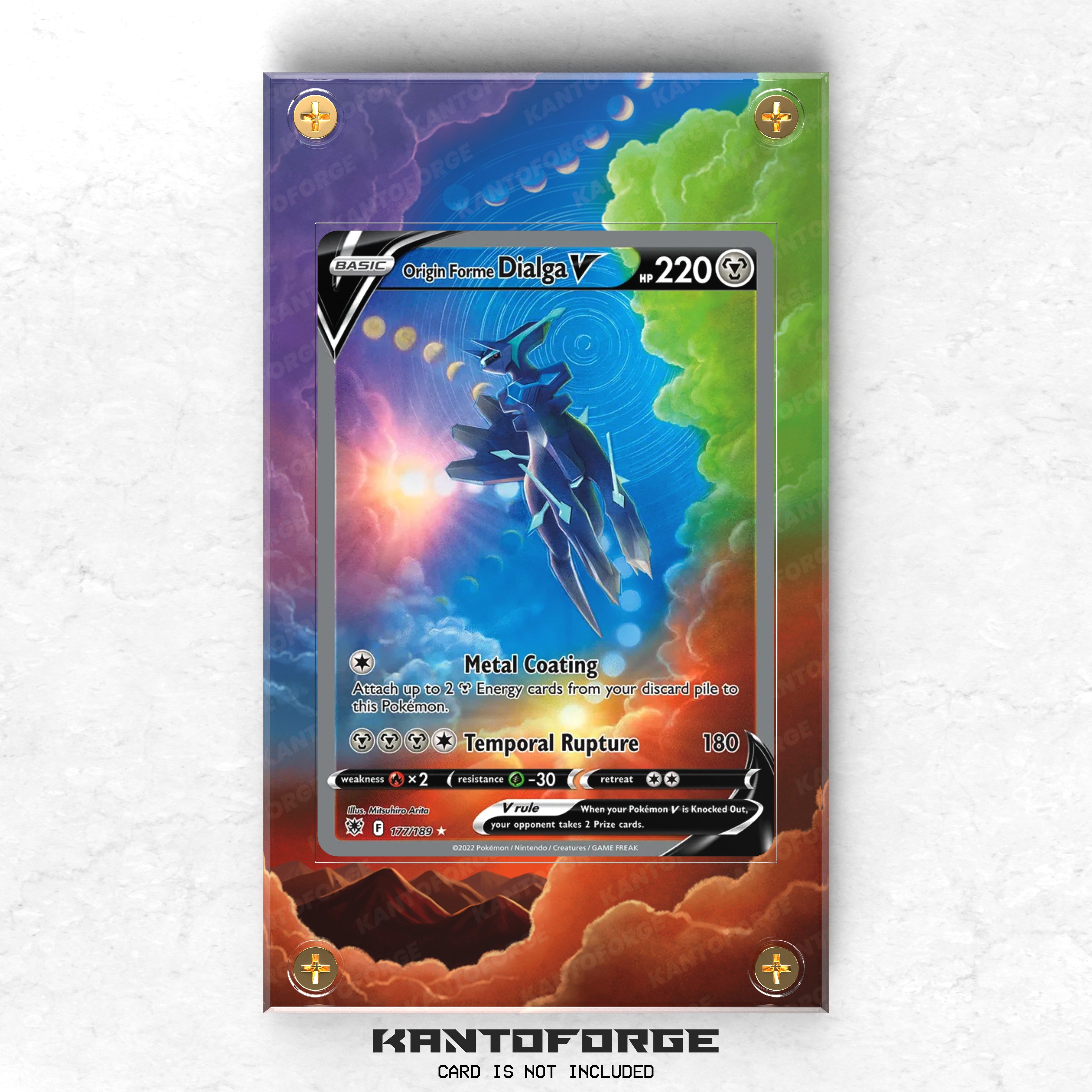 Origin Forme Dialga V () 177/189 - Pokmon Extended Artwork Displ KantoForge Origin Forme Dialga V () 177/189 - Pokmon Extended Artwork Displ KantoForge
