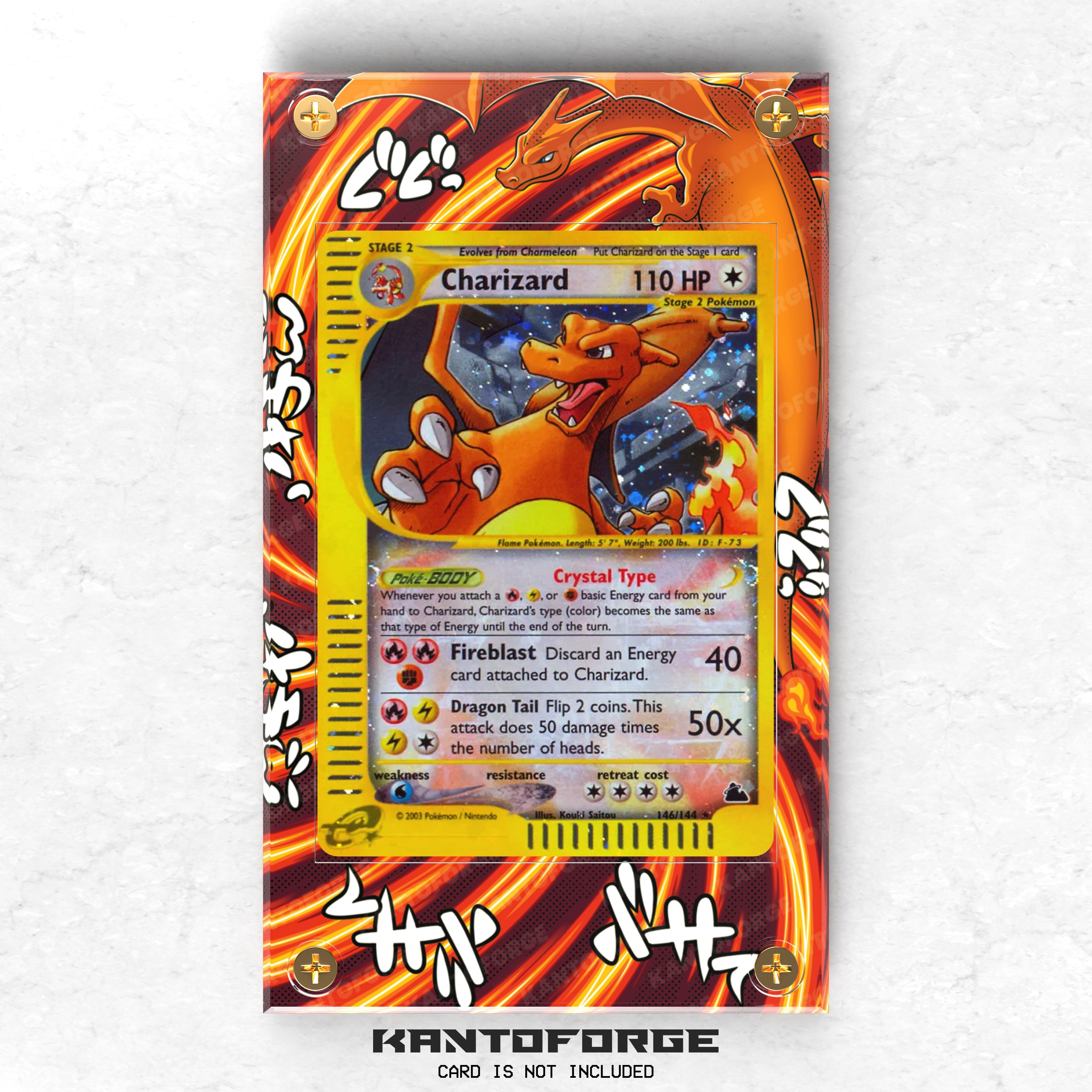 Charizard () - KF Manga Series - Pokmon Extended Artwork Display KantoForge Charizard () - KF Manga Series - Pokmon Extended Artwork Display KantoForge