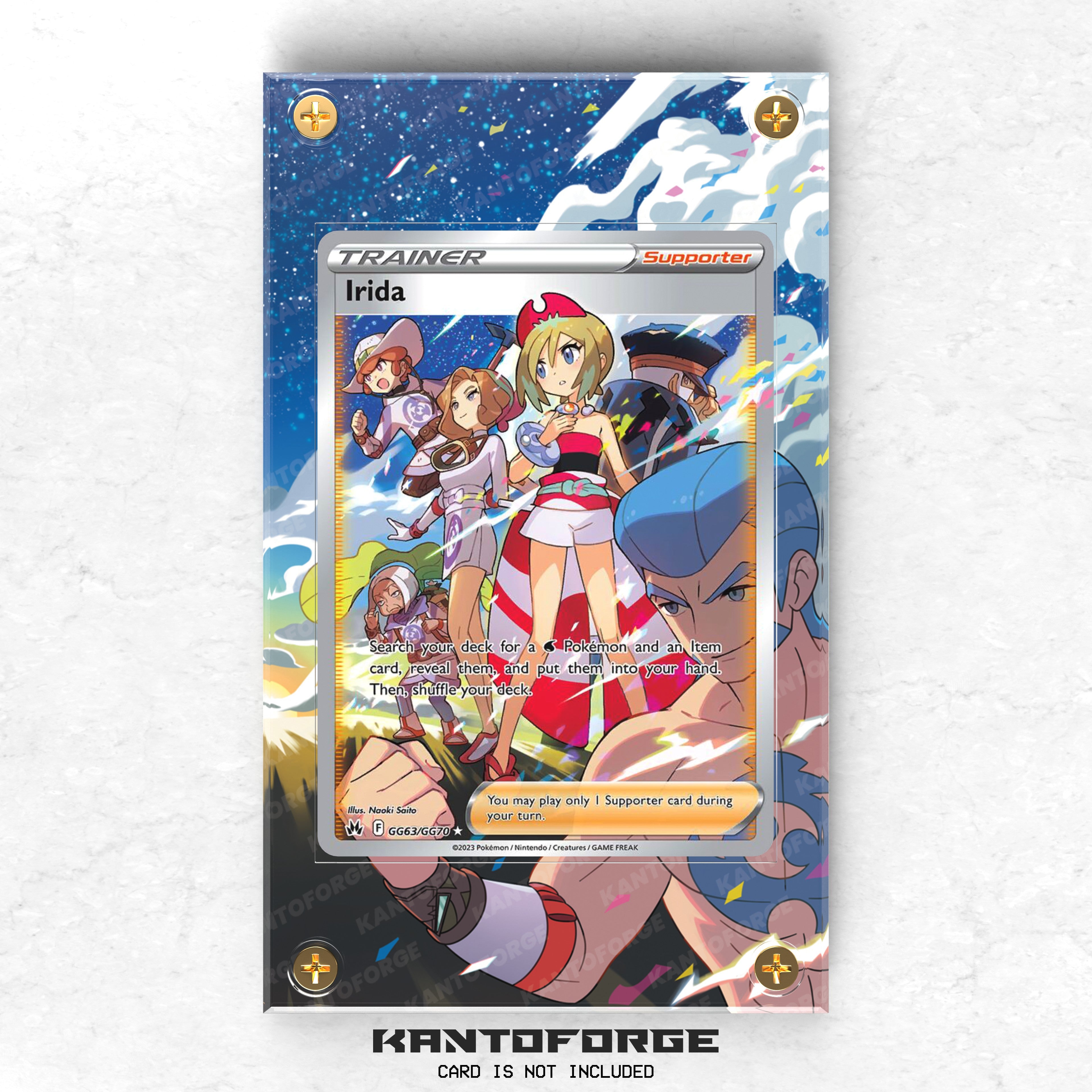irida pokemon card full art Irida GG63/GG70