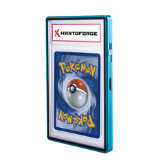 GradeGuardian - UV Protected, Tempered Glass Graded PSA Trading Card Case - Ocean Blue