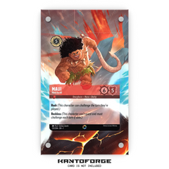 Maui - Hero to All (Enchanted) - Lorcana Extended Artwork Magnetic Display Case