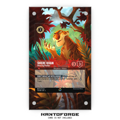 Shere Khan - Menacing Predator (Enchanted) - Lorcana Extended Artwork Magnetic Display Case