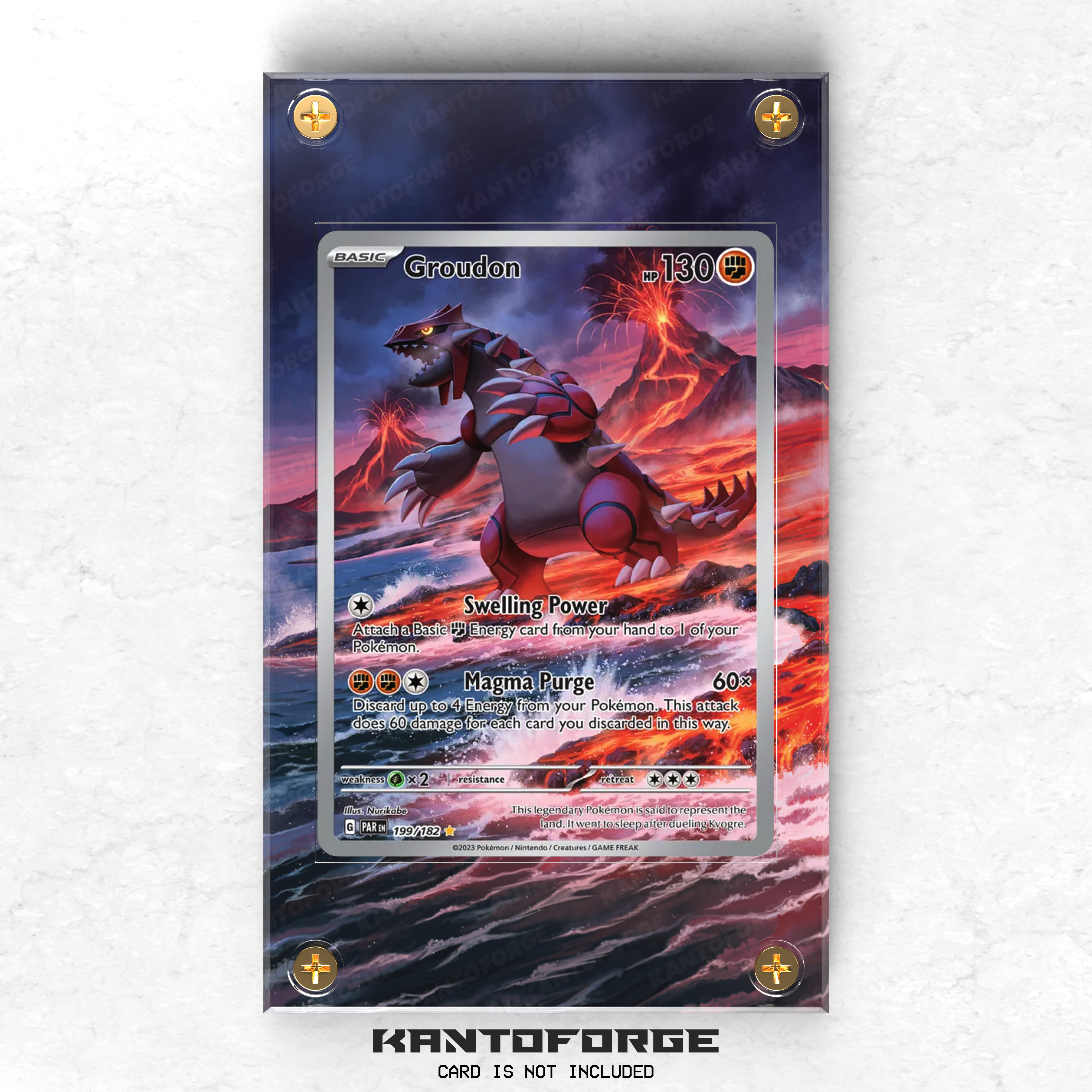 2023 Paradox Rift Groudon AR 199/182 2023 Paradox Rift Groudon AR 199/182