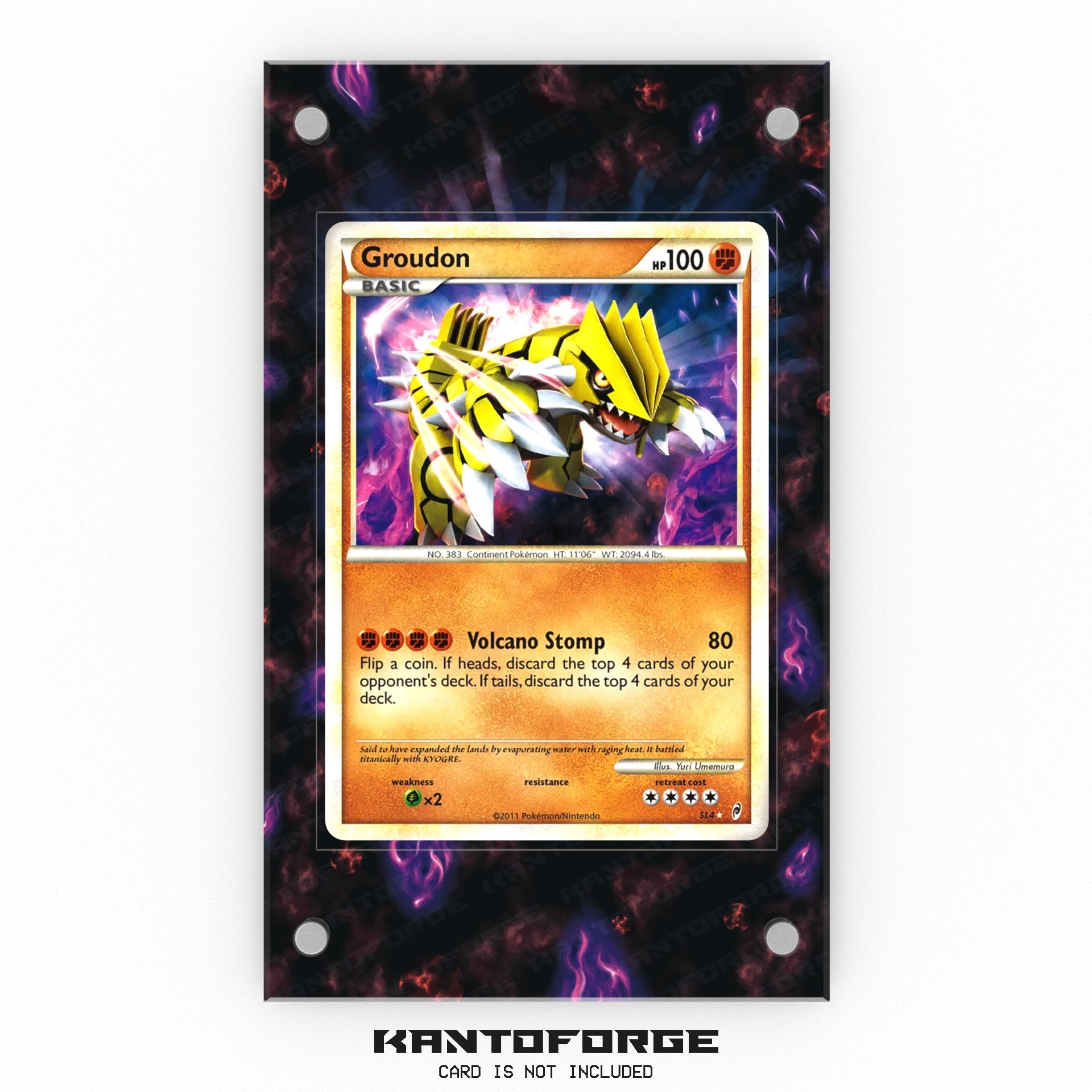 pokemon groudon card Groudon SL4