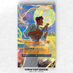 Prince Naveen - Ukulele Player (Enchanted) - Lorcana Extended Artwork Display Case