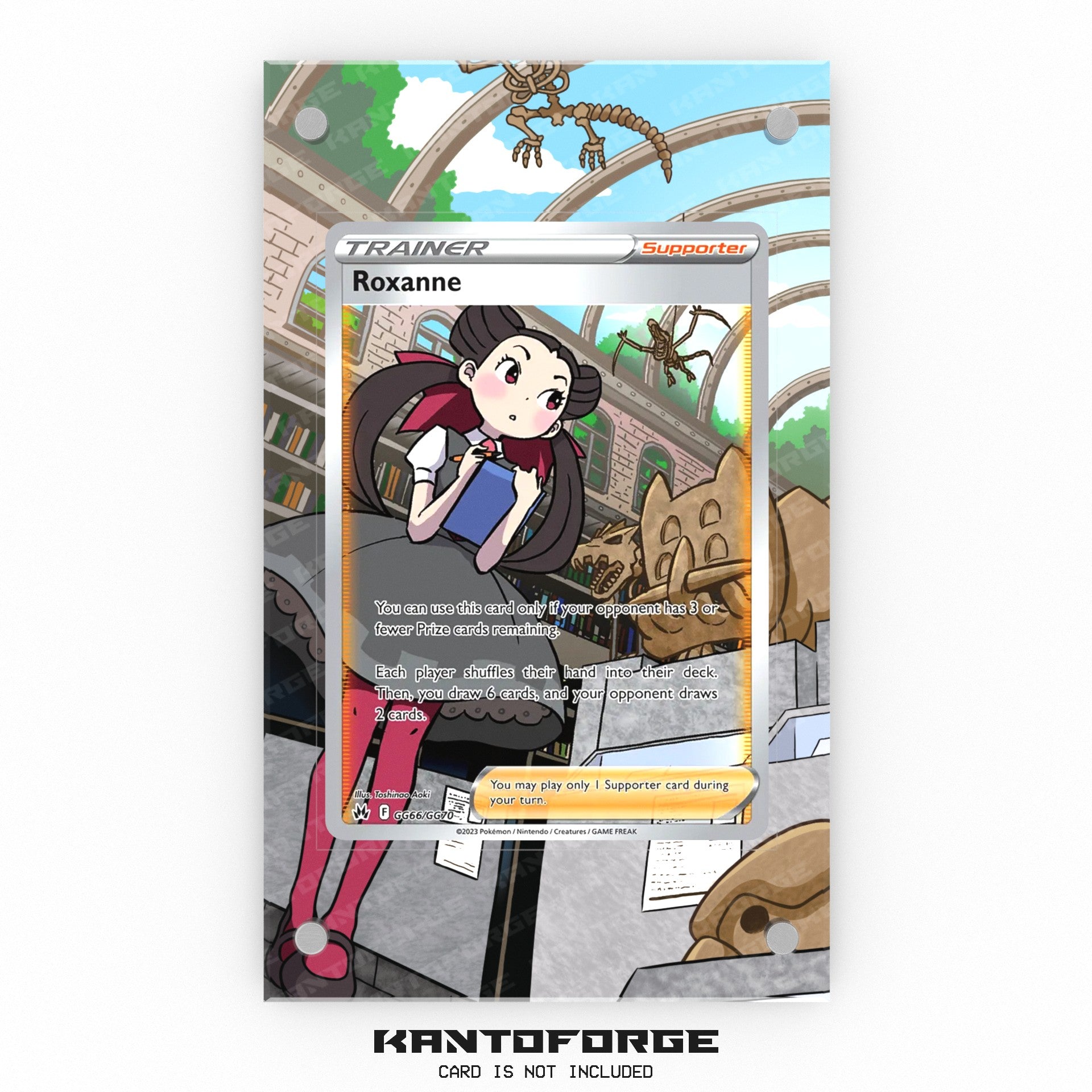 Roxanne GG66/GG70 - Pokmon Extended Artwork Display Case Roxanne GG66/GG70 - Pokmon Extended Artwork Display Case