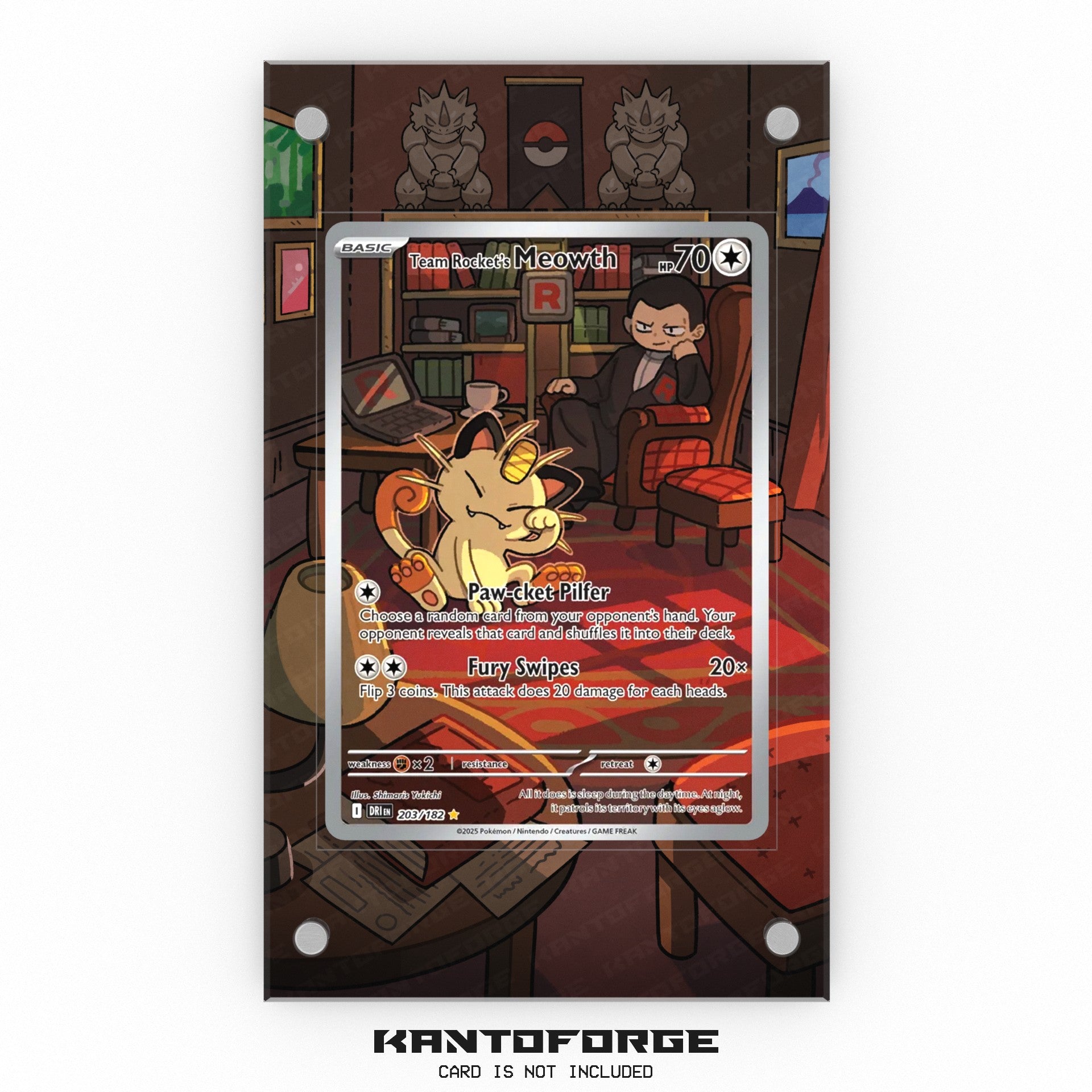 meowth pokemon cards Team Rocket's Meowth 203/182