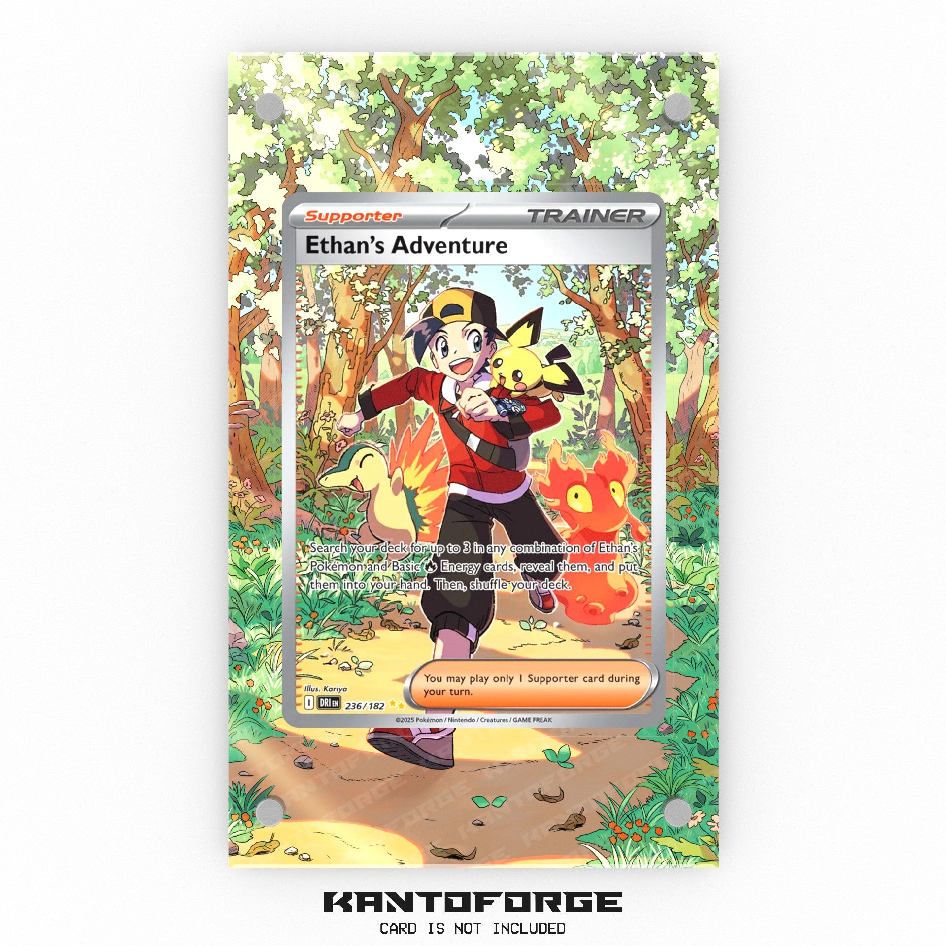 Ethan's Adventure 236/182 - Pokmon Extended Artwork Display Case Ethan's Adventure 236/182 - Pokmon Extended Artwork Display Case