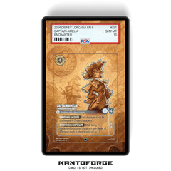 Captain Amelia - Commander of the Legacy (Enchanted) Chapter 6 - PSA Size Graded Card Case Extended Artwork Display with GradeGuardian Protection