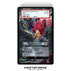 Ariel - Sonic Warrior (Enchanted) Chapter 4 - PSA Size Graded Card Case Extended Artwork Display with GradeGuardian Protection