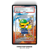 Luigi Pikachu 296/XY-P - PSA Size Graded Card Case Extended Artwork Display with GradeGuardian Protection