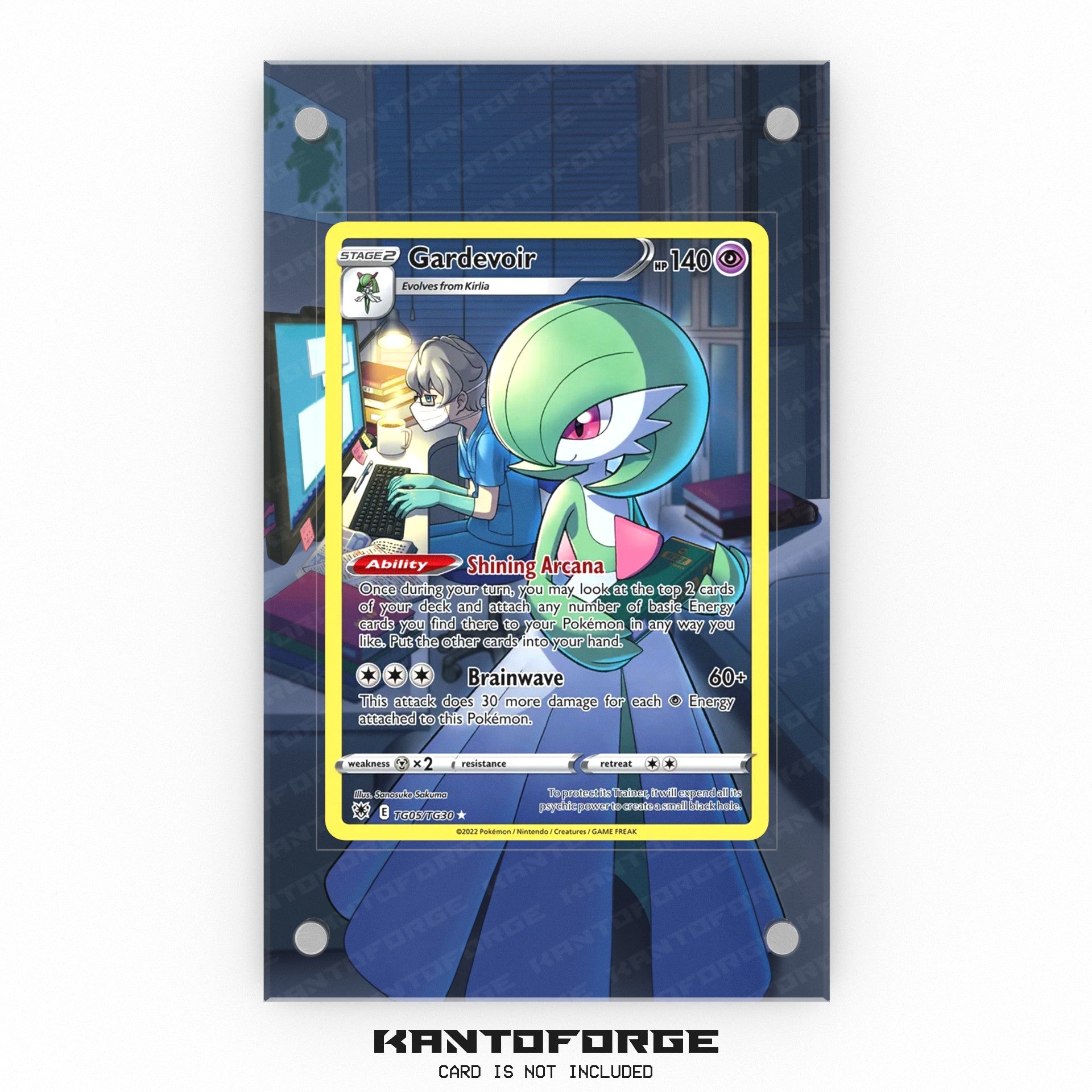 Gardevoir TG05/TG30 - Pokmon Extended Artwork Display Case KantoForge Gardevoir TG05/TG30 - Pokmon Extended Artwork Display Case KantoForge