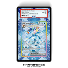 Glaceon ex 150/131  - PSA Size Graded Card Case Extended Artwork Display with GradeGuardian Protection