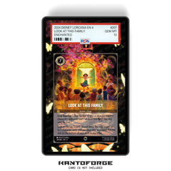 Look At This Family (Enchanted) Chapter 4 - PSA Size Graded Card Case Extended Artwork Display with GradeGuardian Protection
