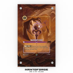 Maleficent's Staff (Enchanted) - Lorcana Extended Artwork Display Case