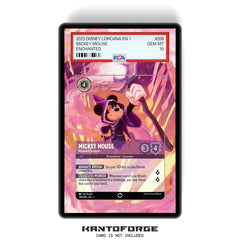 Mickey Mouse - Wayward Sorcerer (Enchanted) Chapter 1 - PSA Size Graded Card Case Extended Artwork Display with GradeGuardian Protection