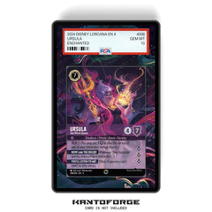 Ursula - Sea Witch Queen (Enchanted) Chapter 4 - PSA Size Graded Card Case Extended Artwork Display with GradeGuardian Protection