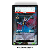 The Queen - Diviner (Enchanted) Chapter 4 - PSA Size Graded Card Case Extended Artwork Display with GradeGuardian Protection