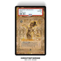 Tiana - Restaurant Owner (Enchanted) Chapter 6 - PSA Size Graded Card Case Extended Artwork Display with GradeGuardian Protection