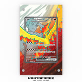 Team Rocket's Moltres 208/182 - Pokémon Extended Artwork Display Case