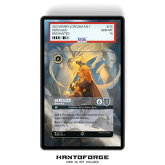Hercules - Divine Hero (Enchanted) Chapter 2 - PSA Size Graded Card Case Extended Artwork Display with GradeGuardian Protection