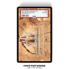 Treasure Mountain - Azurite Sea Island (Enchanted) Chapter 6 - PSA Size Graded Card Case Extended Artwork Display with GradeGuardian Protection