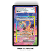 Alolan Exeggutor ex 242/191 - PSA Size Graded Card Case Extended Artwork Display with GradeGuardian Protection