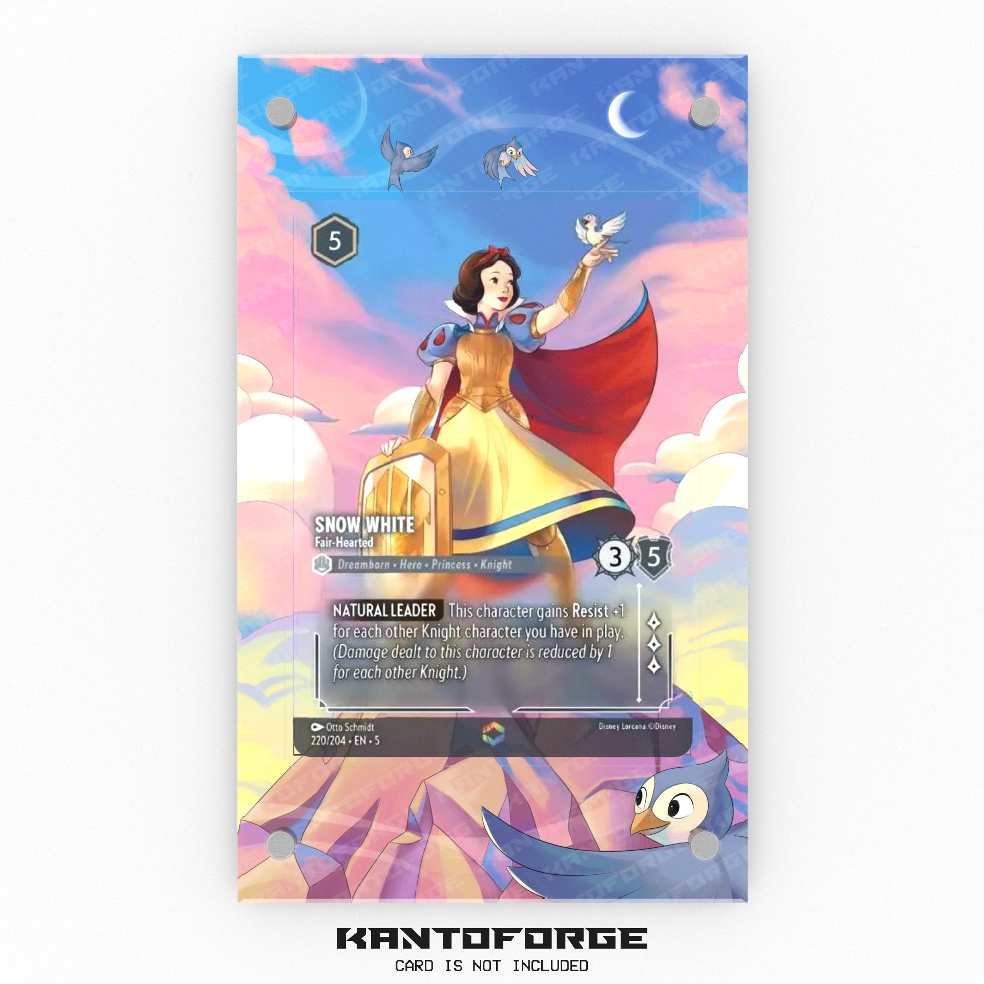 Snow White - Fair-Hearted (Enchanted) - Lorcana Extended Artwork Displ KantoForge Snow White - Fair-Hearted (Enchanted) - Lorcana Extended Artwork Displ KantoForge