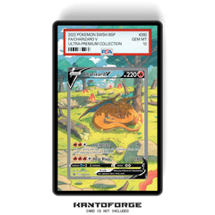 Charizard V SWSH260 - PSA Size Graded Card Case Extended Artwork Display with GradeGuardian Protection
