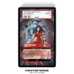 Lady Tremaine - Imperious Queen (Enchanted) Chapter 2 - PSA Size Graded Card Case Extended Artwork Display with GradeGuardian Protection