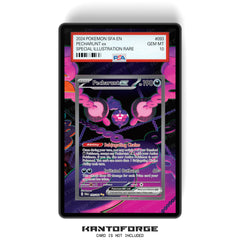 Pecharunt ex 093/64  - PSA Size Graded Card Case Extended Artwork Display with GradeGuardian Protection
