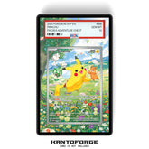 Pikachu SVP 088 - PSA Size Graded Card Case Extended Artwork Display with GradeGuardian Protection