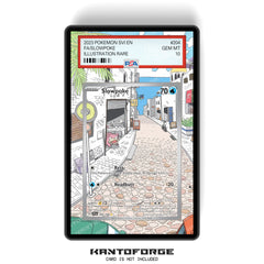 Slowpoke 204/198 - PSA Size Graded Card Case Extended Artwork Display with GradeGuardian Protection
