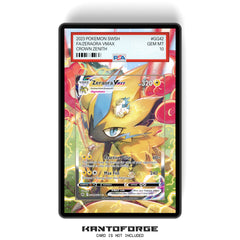 Zeraora VMAX GG42/GG70 - PSA Size Graded Card Case Extended Artwork Display with GradeGuardian Protection