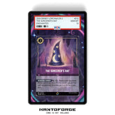 The Sorcerer's Hat (Enchanted) Chapter 3 - PSA Size Graded Card Case Extended Artwork Display with GradeGuardian Protection