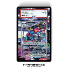 Porygon-Z 214/182 - PSA Size Graded Card Case Extended Artwork Display with GradeGuardian Protection
