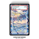 Glaceon VSTAR GG40/GG70 - PSA Size Graded Card Case Extended Artwork Display with GradeGuardian Protection