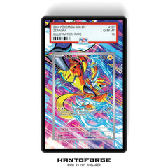 Zeraora 151/142 - PSA Size Graded Card Case Extended Artwork Display with GradeGuardian Protection