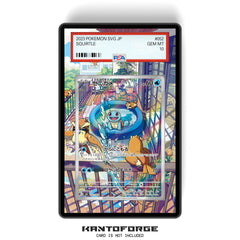 Squirtle 052/049 - PSA Size Graded Card Case Extended Artwork Display with GradeGuardian Protection