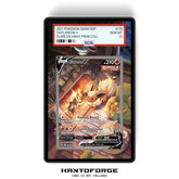 Flareon V SWSH179 - PSA Size Graded Card Case Extended Artwork Display with GradeGuardian Protection