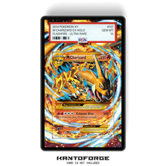 M Charizard EX 107/106 - PSA Size Graded Card Case Extended Artwork Display with GradeGuardian Protection
