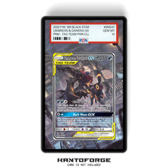 Umbreon & Darkrai GX SM241 - PSA Size Graded Card Case Extended Artwork Display with GradeGuardian Protection