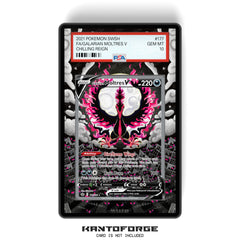Galarian Moltres V 177/198 - PSA Size Graded Card Case Extended Artwork Display with GradeGuardian Protection
