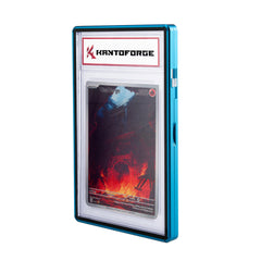 GradeGuardian - UV Protected, Tempered Glass Graded PSA Trading Card Case - Ocean Blue